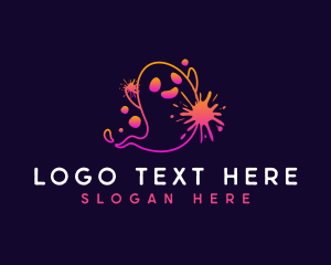 Ghost Paint Splash logo