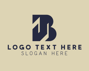 Letter B - Modern Tech Business Letter B logo design