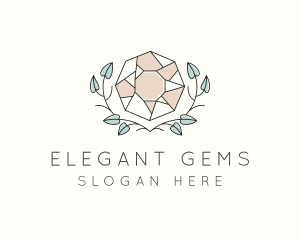 Crystal Gem Jewelry logo design