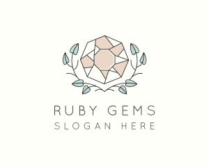 Crystal Gem Jewelry logo design