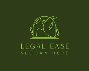 Yoga Leaf Pose Logo