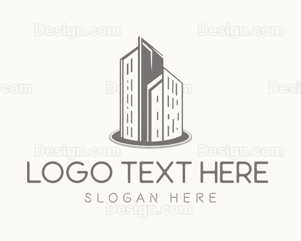 Skyscraper Office Building Logo