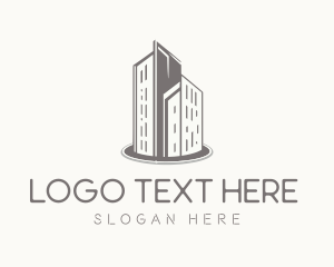 Skyscraper Office Building Logo