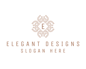 Celtic Pattern Wreath logo design