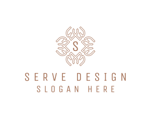 Celtic Pattern Wreath logo design