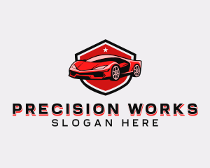 Sports Car Detailing logo design