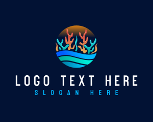 Aquatic Coral Reef logo