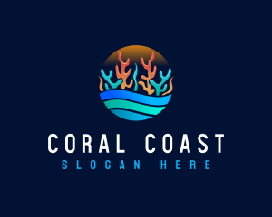 Aquatic Coral Reef logo