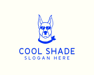 Cool Doberman Dog logo design