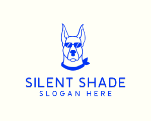 Cool Doberman Dog logo design