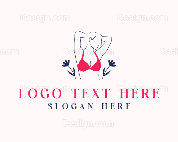 Bikini Bra Lingerie Logo