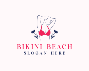 Bikini Bra Lingerie logo design