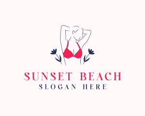 Bikini Bra Lingerie logo design