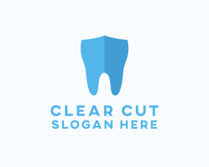 Dental Tooth Shield logo design