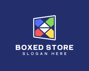 Colorful Geometric Shapes logo design