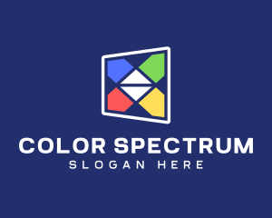 Colorful Geometric Shapes logo design