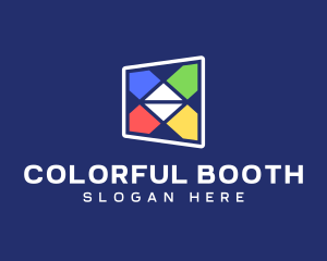 Colorful Geometric Shapes logo design