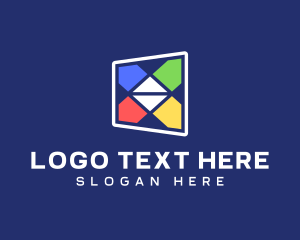 Color - Colorful Geometric Shapes logo design