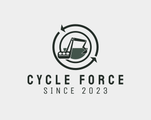 Excavator Machine Cycle  logo