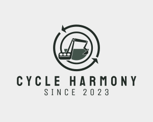 Excavator Machine Cycle  logo