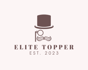 Top Hat Monocle Gentleman logo design