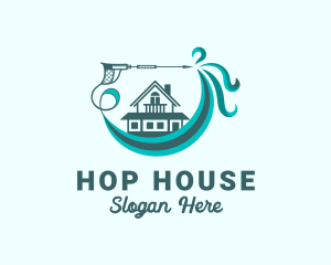 Mansion House Cleaning logo design