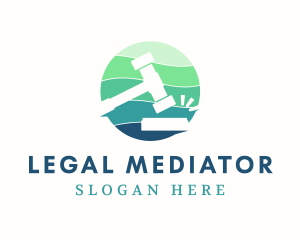 Gavel Legal Justice logo design