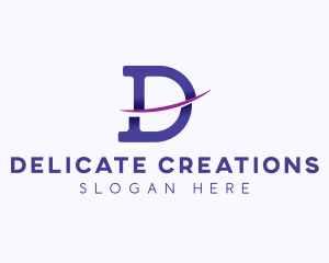 Creative Digital Letter D logo design