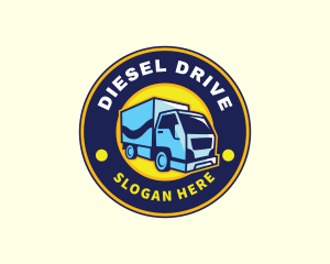 Delivery Truck Logistics logo design