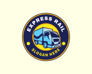 Delivery Truck Logistics logo design