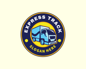 Delivery Truck Logistics logo design