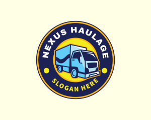 Delivery Truck Logistics logo design