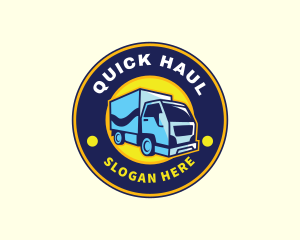 Delivery Truck Logistics logo design