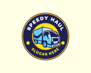 Delivery Truck Logistics logo design