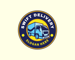 Delivery Truck Logistics logo design