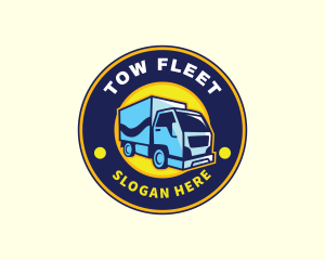 Delivery Truck Logistics logo design