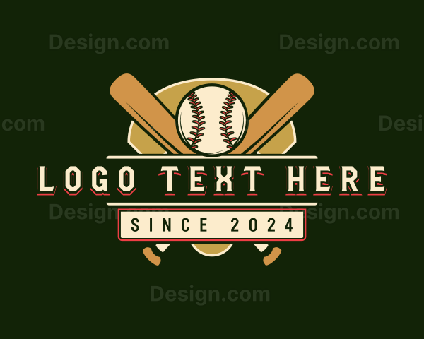 Baseball League Tournament Logo