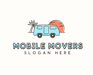 Camper Van Travel logo design