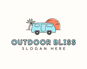 Camper Van Travel logo design