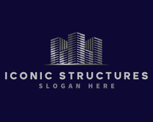 Building Structure Skyscraper logo design