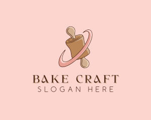 Baking Rolling Pin logo design