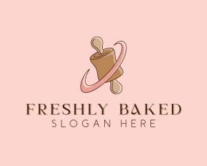 Baking Rolling Pin logo design