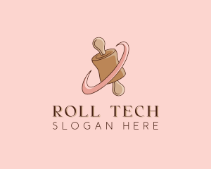 Baking Rolling Pin logo design