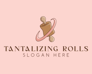 Baking Rolling Pin logo design