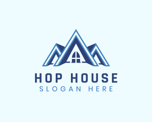 Residential House Roof logo design