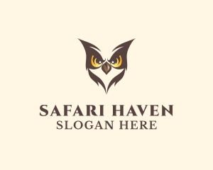 Safari Owl Eyes logo design