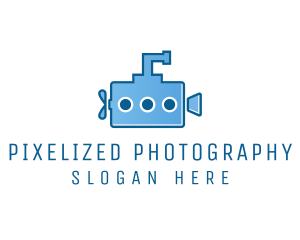 Submarine Video Camera logo design