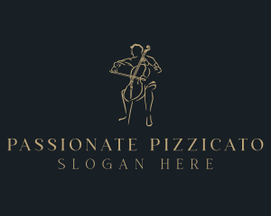 Cello Instrument Musician logo