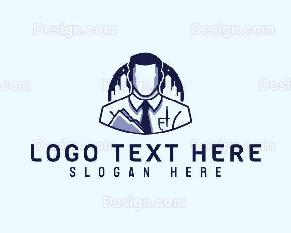 Professional Corporate Person Logo