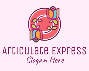 Colorful Flowers Spa logo design